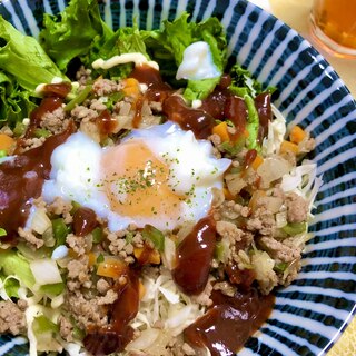 時短♪節約♪失敗知らずのハンバーグ丼